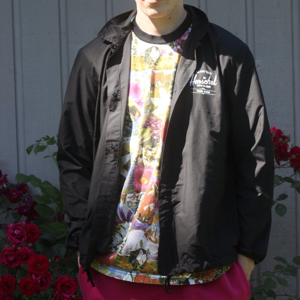 Hershel button down wind breaker